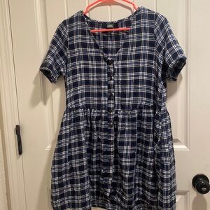 Women’s plaid dress